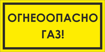 B64 огнеопасно (пленка, 250х140 мм) - Знаки безопасности - Вспомогательные таблички - Магазин охраны труда ohranatruda-shop.ru